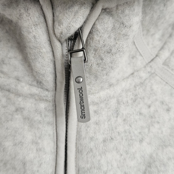 Smartwool Hudson Trail Fleece Anorak Grey Jacket Size XS - Picture 5 of 12